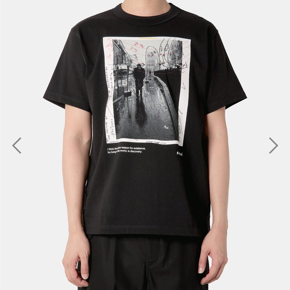 SACAI BNWT James Dean Tee in Black White Size 1 (Small)